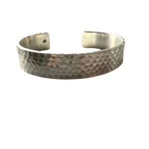 Silpada 925 Sterling Silver Hammered Cuff Bracelet
